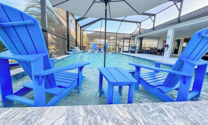 Okahumpka House | 3/3 Premier Pool Home in The Village of Lake Denham