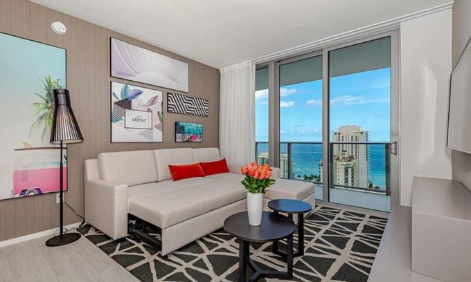 Hollywood South Central Beach Apartment | 5 BREATHTAKING Front Ocean View: Brand New 2BR