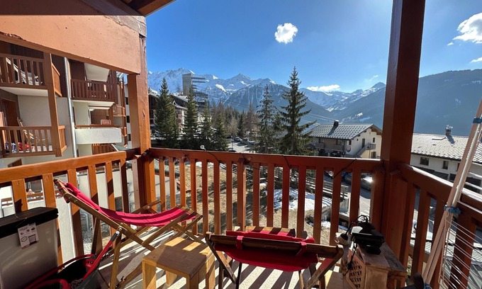 Vallandry Apartment | 50 m² apartment Peisey Valandry - Les Arcs - Paradiski at the foot of the slopes