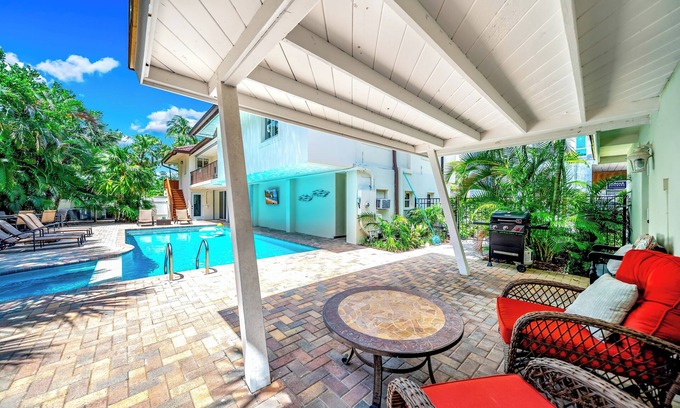 Lauderdale Beach House | 50 Steps 2 Beach! Heated Pool+Hot Tub! Beach House!