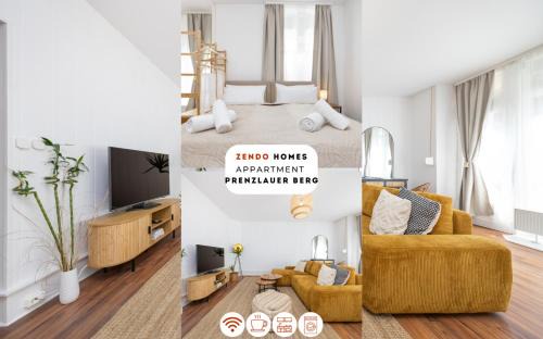 Pankow Apartment | 6 P Apartment, Central, Fast Internet, Work Station, Family Friendly, Washer, Kitchen
