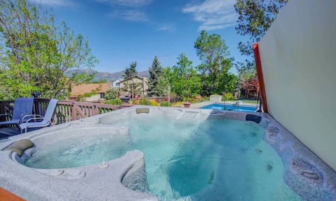 Briargate House | 6BR House w/Pool & Water Slide, HotTub, Peak View