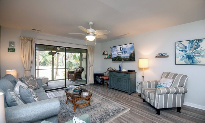 Edisto Island Condo | 824 Club Cottage-Resort Duplex w/Golf Course Views; Easy Beach Access; Dogs Welcome