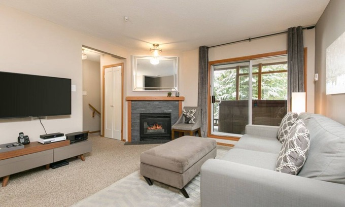 Village North House | 90 Glaciers Reach, this 2br home has a hot tub & pool in Whistler Village