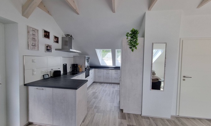 Schwentinental Apartment | 90 sqm apartment for 2 guests in the newly developed attic with separate entrance