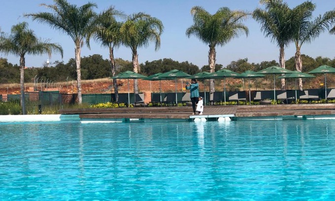 Tshwane Apartment | A Coastal/island experience at a Large 2 bed apartment at a Crystal Lagoon Estate.