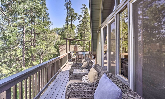 Lake Arrowhead Cottage | A-frame Home w/3 Decks & Lake Arrowhead Views!
