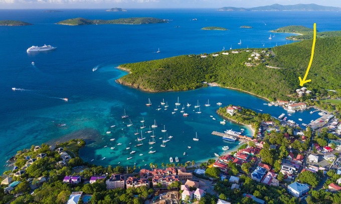 Great Cruz Bay Apartment | A1 Quiet 1-bedroom apartment in the heart of Cruz Bay