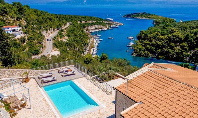 Gaios Villa | Above Blu Villa by PaxosRetreats