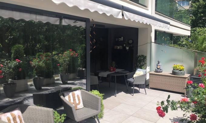 Varna Municipality Apartment | Amazing garden terrace,fully equipped kitchen,private parking and free WiFi. n