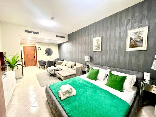 Dubai Production City Apartment | Amazing Studio Apartment in The Crescent A Tower IMPZ