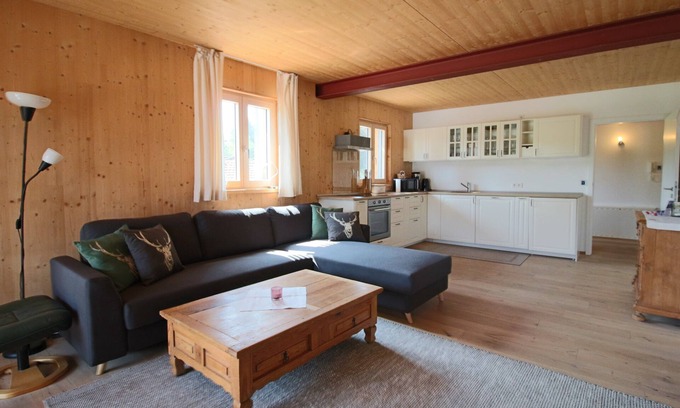 Bernau am Chiemsee Apartment | Apartment Berg 90sqm with balcony, max. 6 persons