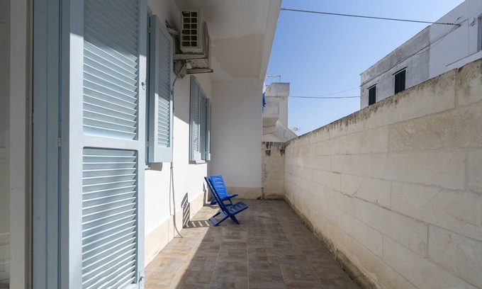 Marina di Ostuni Apartment | Apartment 'Casa Degli Oleandri ' with Private Terrace and Air Conditioning