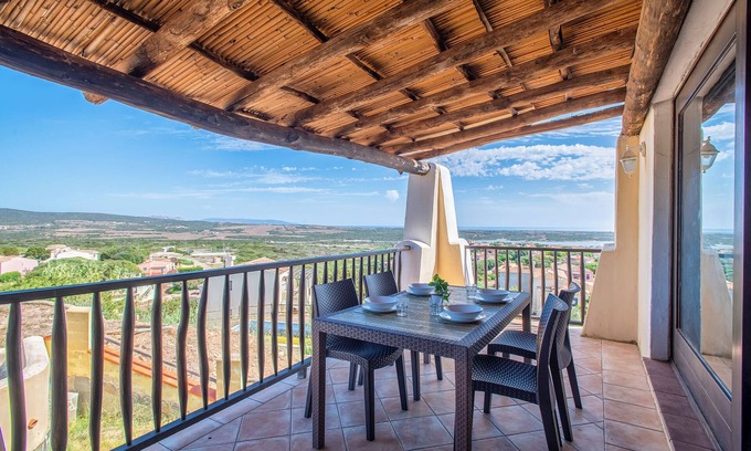 Punta De Su Turrione Apartment | Apartment "Corallo" with Fantastic Sea View and Balcony 090089-APR-00022