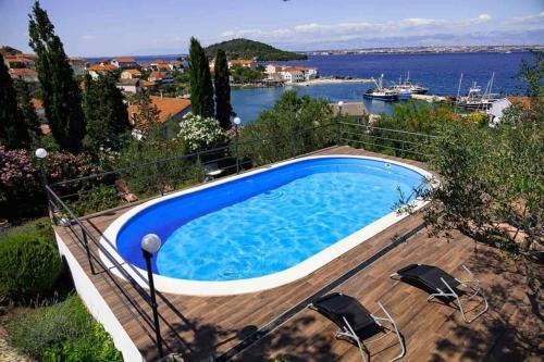 Kali Apartment | Apartment in Kali with sea view, balcony, air conditioning, Wi-Fi (4566-2)