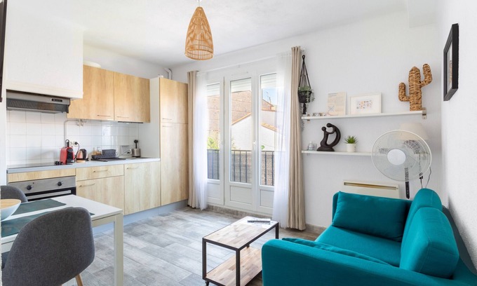 Cabestany Apartment | Apartment 'Nid Douillet' with Wi-Fi