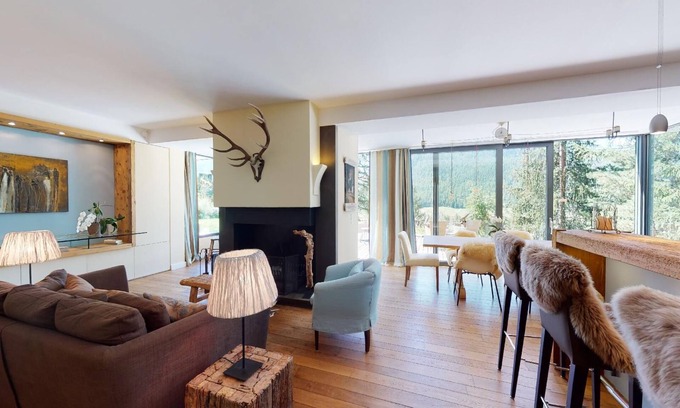 Pontresina Apartment | Apartment Roseg - High-Quality 3.5-Room Apt. with Terrace and Panoramic View