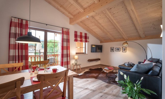 Niederaudorf Apartment | Apartment Wildbarren, 55sqm, balcony