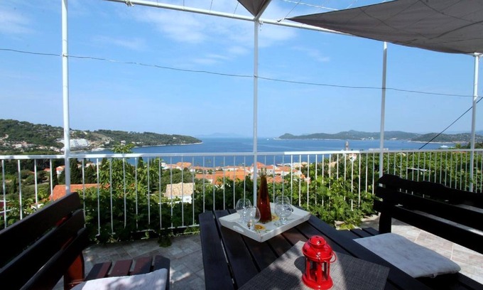 Lopud Island Apartment | Apartments Cervelin - Studio Apartment with Sea View