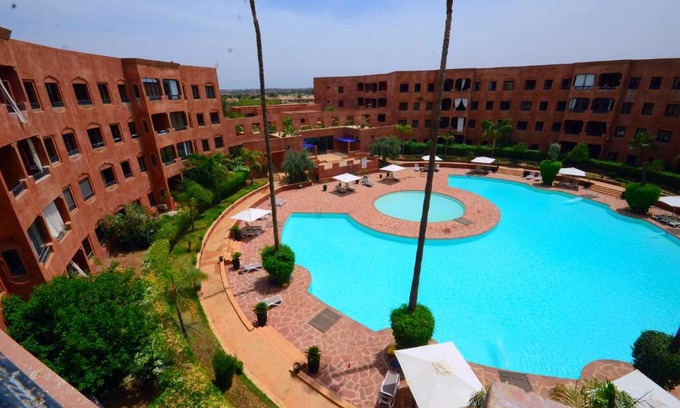 Palmeraie Apartment | Appart vue piscine et montagne Marrakech