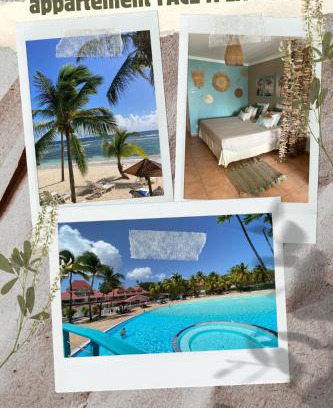 Sainte-Anne Apartment | Appartement Bleu de Sable VUE MER résidence de vacances