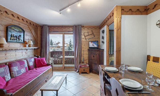 Meribel Village Apartment | Appartement ski aux pieds avec piscine et spa - FR-1-566-51