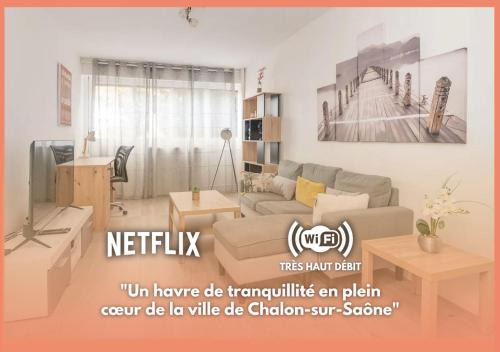 Chalon-sur-Saone Apartment | Appartement Zen à Chalon-sur-Saône