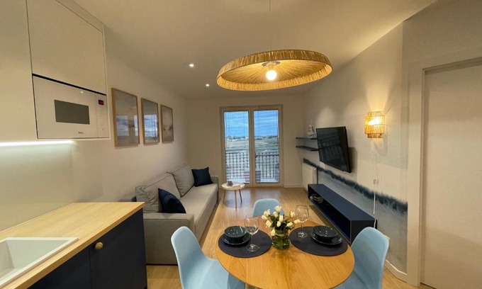Wladyslawowo Apartment | Apricot Sea View Premium Apartment