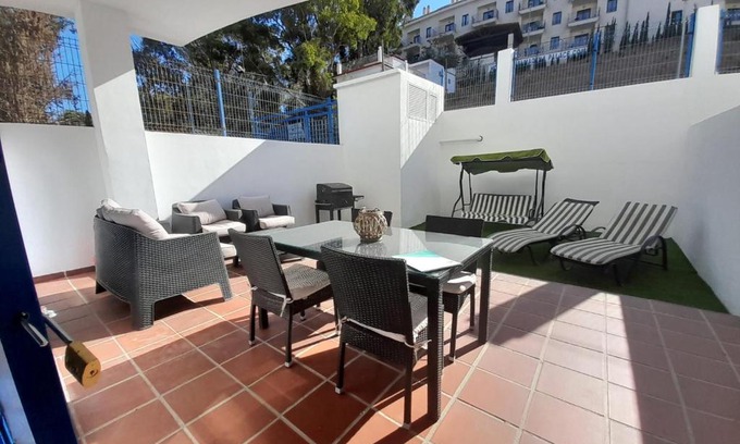 Torrequebrada Apartment | Apto. Gran Terraza Playa a 200mts. Ideal familias