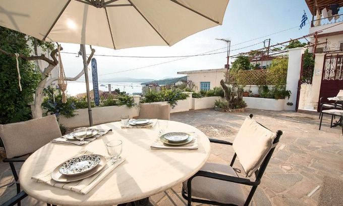 Poros Apartment | Aquarella-Fairytale Apartment with Sunset View