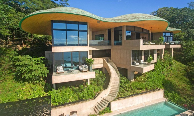 Papagayo Peninsula Villa | Architectural Masterpiece w/360° Ocean Views - Luxury Oceanfront - Concierge