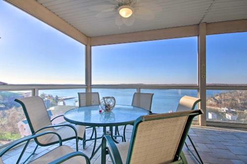 Lake Ozark Apartment | Balcony with Water Views Lake Ozark Retreat!