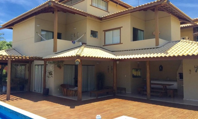 Itacimirim House | Beach House in Guarajuba 5 Suites Cond. Genipabu Summer Place Background with Lagoon