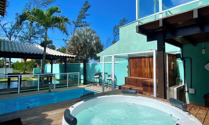 Unamar House | BEACH HOUSE IN CABO FRIO - BEACH HOUSE WITH POOL - BEACH HOUSE WITH VIEW