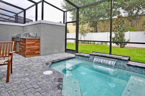 Kissimmee House | Beautiful 4BD home Themed Pool and Grill 4417