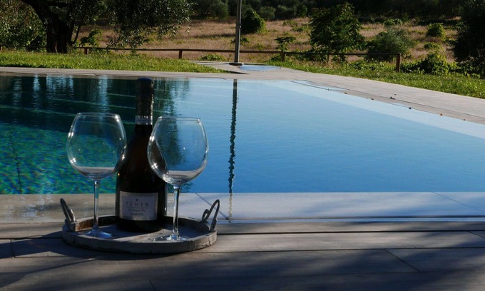 Colle di Val d'Elsa Villa | Beautiful apartment in villa with pool, WIFI, TV, patio and panoramic view, close to San Gimignano