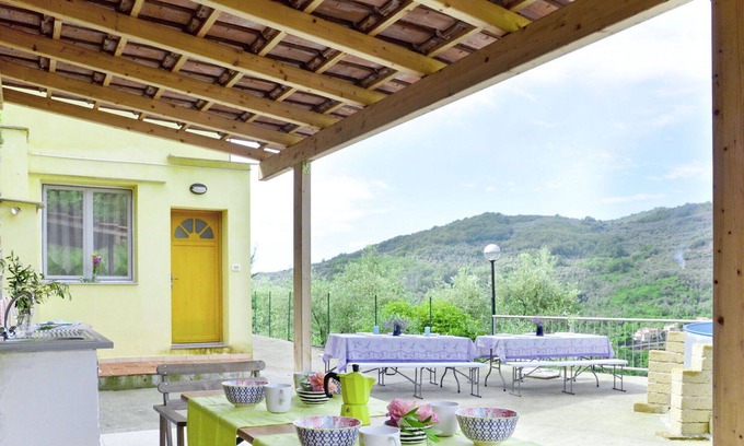 Pantasina Apartment | Beautiful apartment for 6 people with pool, TV, patio, pets allowed and panoramic view