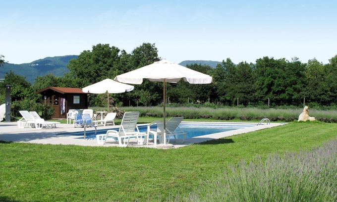 Povoletto House | Beautiful apartment in villa for 4 people with A/C, WIFI, pool, TV and terrace