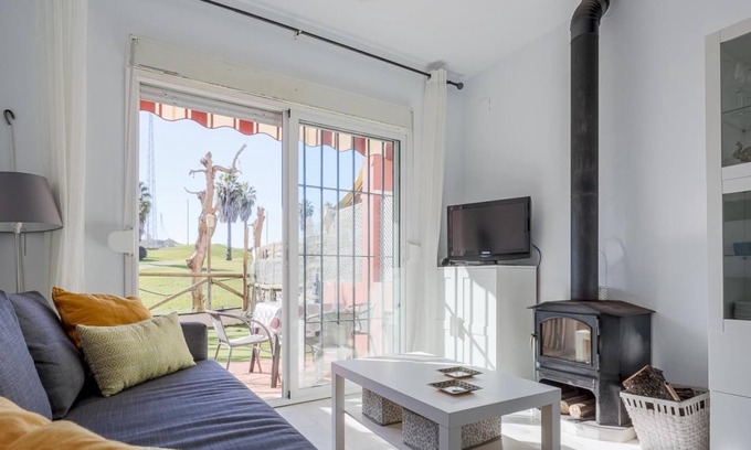 El Portil Apartment | Beautiful duplex views to golf course 5 minutes from the beach swming pool