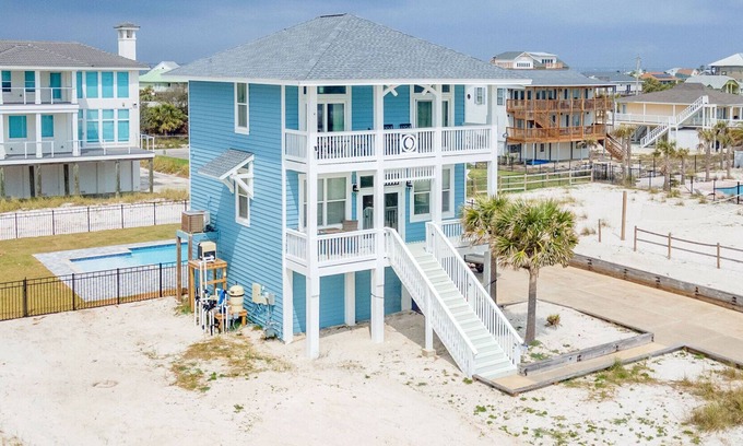 Villa Segunda House | Beautiful Gulf View Home with Private Pool and Hot Tub!