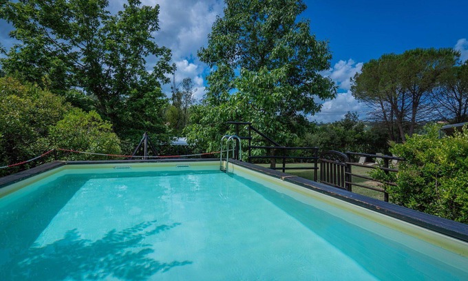 San Miniato Villa | Beautiful private villa for 10 people with A/C, private pool, WIFI, TV, patio and pets allowed