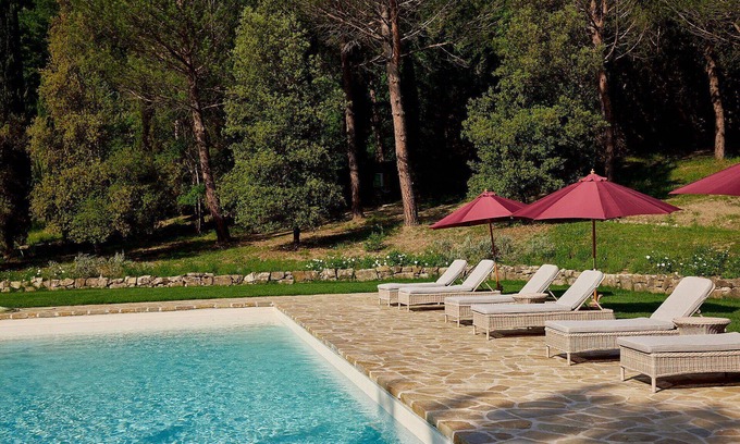 Sambuca Villa | Beautiful private villa for 14 people with WIFI, A/C, private pool and TV, close to Greve In Chi.