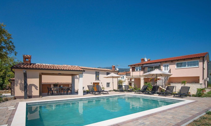 Krsan House | Beautiful private villa with A/C, private pool, WIFI, TV, terrace, pets allowed and panoramic view