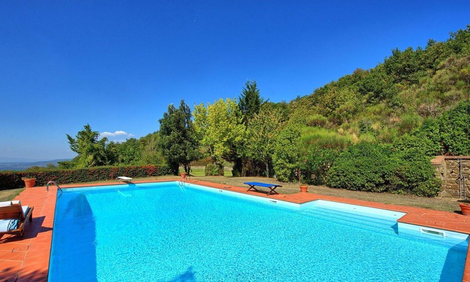Arezzo Villa | Beautiful private villa with private pool, A/C, WIFI, TV and panoramic view, close to Arezzo