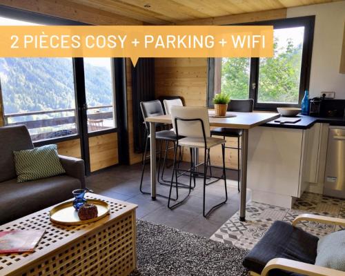 Le Grand-Bornand Apartment | Bel appartement avec vue exceptionnelle