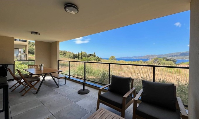 Propriano Apartment | Bel'orizonte C, 100m des Plages et vue mer