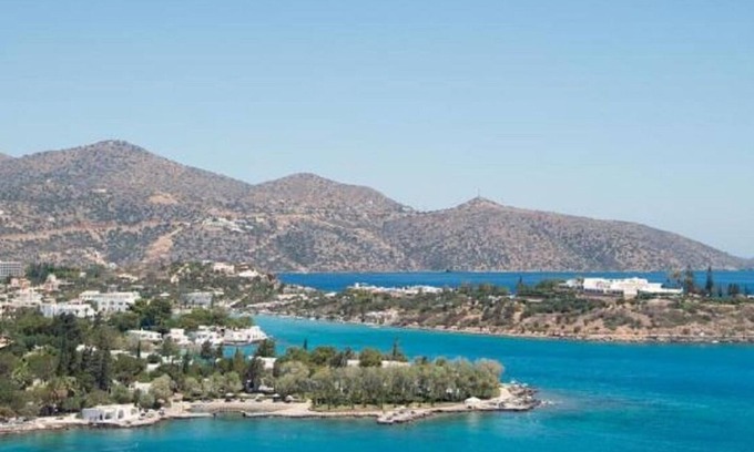 Agios Nikolaos Apartment | Bellevue Suites Studio 3 with Sea View
