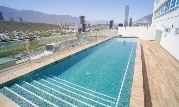 Monterrey Centro Apartment | Best Apt Luxury Modern New 2BR Gym Pool 3mins SPGG