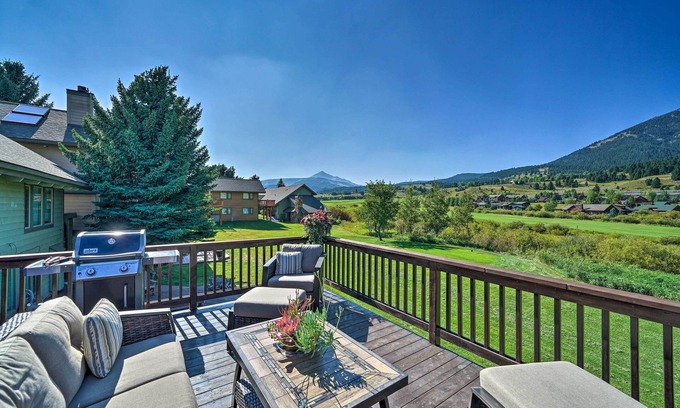 Big Sky Meadow Village Condo | Big Sky Condo w/Resort Amenities & Mountain Views