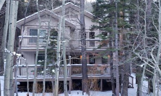 June Lake Condo | Birch Creek #8 Forest Setting, located on Reversed Creek